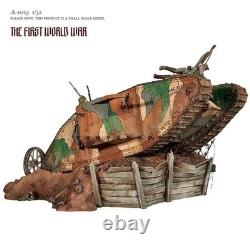 1/32 Resin figure model kits DIY resin soldier (10 Soldiers + Tanks + Platforms)