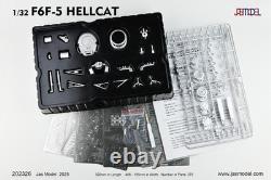 1/32 US NAVY WWII Carrier Fighter F6F-5 Hellcat PE Model JasModel 202326