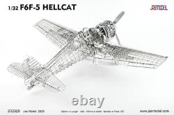 1/32 US NAVY WWII Carrier Fighter F6F-5 Hellcat PE Model JasModel 202326