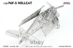 1/32 US NAVY WWII Carrier Fighter F6F-5 Hellcat PE Model JasModel 202326