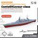 1/350 Military Model Kit Italy ConteDiCavour-class Battleship Full Hull