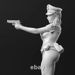 1/35 1/12 1/24 1/8 Resin Figure Model Kits Sexy policewoman Unassembled New Gift