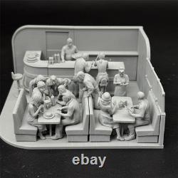 1/35 American restaurants in 1950s RESIN FIGURE MODEL KIT Unassembled Unpainted
