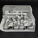 1/35 American restaurants in 1950s RESIN FIGURE MODEL KIT Unassembled Unpainted