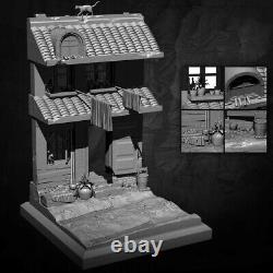 1/35 Resin Model House Unassembled Model Kits Unpainted Toys Gift New FREE SHIP