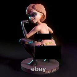 1/4 1/6 1/8 Sexy Elastigirl 3D Print Figure Model Kits Unpainted Unassembled GK