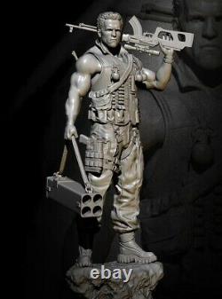 1/4 580mm 3D Print Figure Model Kit Commando Terminator Unpainted Unassembled