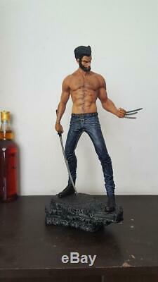 1/4 Wolverine Statue Resin Model Kit Unpainted Unassembled Hobby Cast DIY