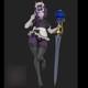 1/6 33CM FGO Shuten-douji Unpainted Resin Model Kits Unassembled 3D Printed
