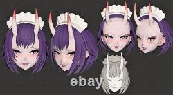 1/6 33CM FGO Shuten-douji Unpainted Resin Model Kits Unassembled 3D Printed