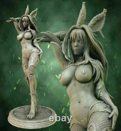 1/6 350mm 3D Print Figure Model Kit Srxy Girl Female Bunny Unpainted Unassembled