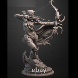 1/6 36cm Sylvanas Windrunner Unpainted Resin Model Kits Unassembled 3D Printed