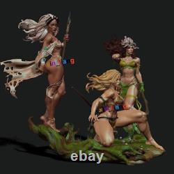 1/6 3842 Shanna+Rogue+Storm 3D Print Figure Model Kits Unpainted Unassembled