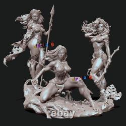1/6 3842 Shanna+Rogue+Storm 3D Print Figure Model Kits Unpainted Unassembled