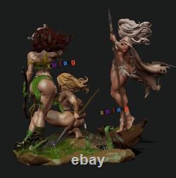 1/6 3842 Shanna+Rogue+Storm 3D Print Figure Model Kits Unpainted Unassembled