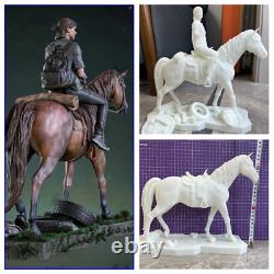 1/6 3D Resin Figure Model Kit Ellie And Horse Unassembled Unpainted Toys NEW