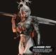 1/6 42CM Lady Warrior 3D Print Figure Model Kits Unpainted Unassembled GK