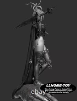 1/6 42CM Lady Warrior 3D Print Figure Model Kits Unpainted Unassembled GK