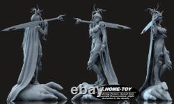 1/6 42CM Lady Warrior 3D Print Figure Model Kits Unpainted Unassembled GK