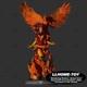 1/6 48cm Dark Phoenix 3D Print Figure Model Kits Unpainted Unassembled GK