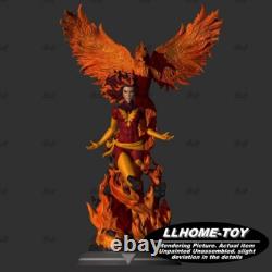 1/6 48cm Dark Phoenix 3D Print Figure Model Kits Unpainted Unassembled GK