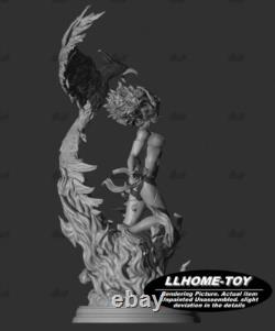 1/6 48cm Dark Phoenix 3D Print Figure Model Kits Unpainted Unassembled GK