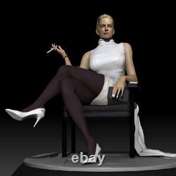 1/6 Scale 20cm Sharon Stone Unpainted Resin Model Kits Unassembled 3D Printed