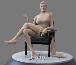 1/6 Scale 20cm Sharon Stone Unpainted Resin Model Kits Unassembled 3D Printed