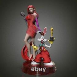 1/6 Scale 31cm Beauty And Rabbit Unpainted Resin Model Kits Unassembled 3D