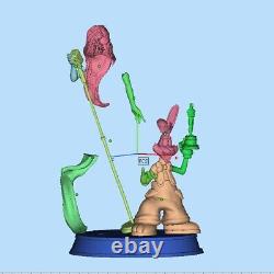 1/6 Scale 31cm Beauty And Rabbit Unpainted Resin Model Kits Unassembled 3D