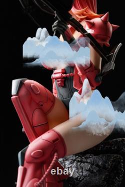 1/6 Scale Red Zaku Girl Unpainted Resin Model Kits Unassembled Garage Kit