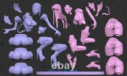 1/6 Scale Sexy Raven Unpainted Model Kits Unassembled Garage Kit 3D Print