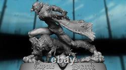 1/8 18cm Bleach CoyoteStarrk Unpainted Resin Model Kits Unassembled 3D Printed