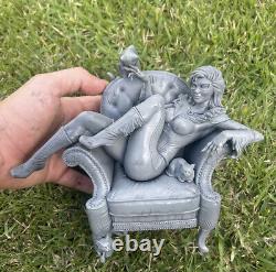 1/8 1/6 Black Cat Woman 3D Print Figure Model Kits Unpainted Unassembled GK