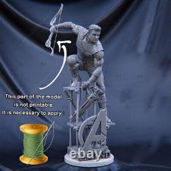 1/8 1/6 Hawkeye 3D Print Figure Model Kits Unpainted Unassembled Garage Kits GK