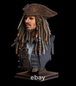 1/8 1/6 Jack Sparrow 3D Print Figure Model Kits Unpainted Unassembled Garage Kit