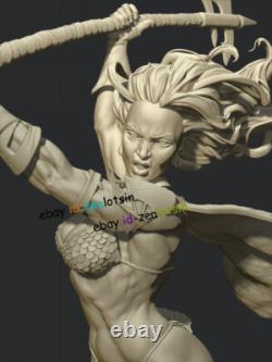 1/8 1/6 Red Sonja 3D Print Figure Model Kits Unpainted Unassembled Garage Kits