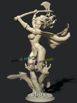 1/8 1/6 Red Sonja 3D Print Figure Model Kits Unpainted Unassembled Garage Kits