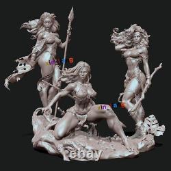 1/8 2832 Shanna+Rogue+Storm 3D Print Figure Model Kits Unpainted Unassembled GK