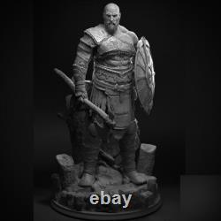 1/8 29CM War God Kratos Unpainted Resin Model Kits Unassembled 3D Printed