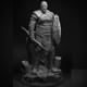 1/8 29CM War God Kratos Unpainted Resin Model Kits Unassembled 3D Printed