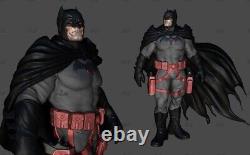 1/8 Scale 28cm Batman Thomas Wayne Unpainted Resin Model Kits Unassembled 3D