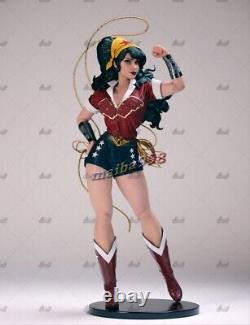 1/8 Wonder Woman & Supergirl 3D Print GK Figure Model Kits Unpainted Unassembled