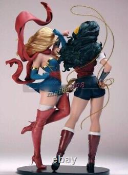1/8 Wonder Woman & Supergirl 3D Print GK Figure Model Kits Unpainted Unassembled