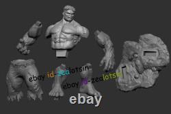 25CM/31cm Hulk 3D Print Figure GK Model Kits Unpainted Unassembled Garage Kits
