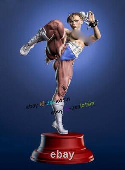 2Ver. Muscle Chun Li 3D Print Figure Model Kits Unpainted Unassembled Lady GK