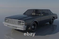 3D Printed 77 Chevy Impala 2 door kit