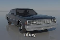 3D Printed 77 Chevy Impala 2 door kit