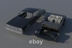 3D Printed 77 Chevy Impala 2 door kit