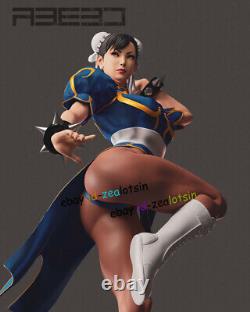 3Versions Chun-Li 3D Print Figure GK Model Kits Unpainted Unassembled GK 4Sizes